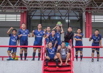 SELEBRASI : Pemain TBK Merayakan Kemenangan JFS Edisi 107/Jambifunphotografy