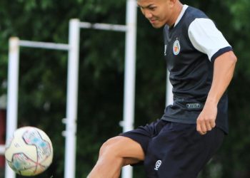 Andika Kurniawan saat Berlatih di Indarung Sumbar/Dok.Andika-SPFC